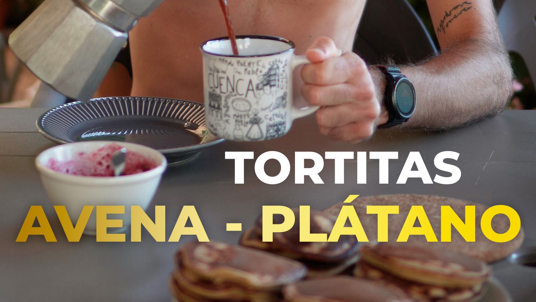Tortitas avena y plátano